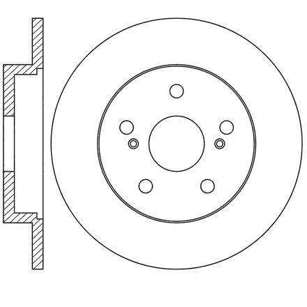 Toyota Camry C-HR Lexus ES NX brake disc rotor 4243178010