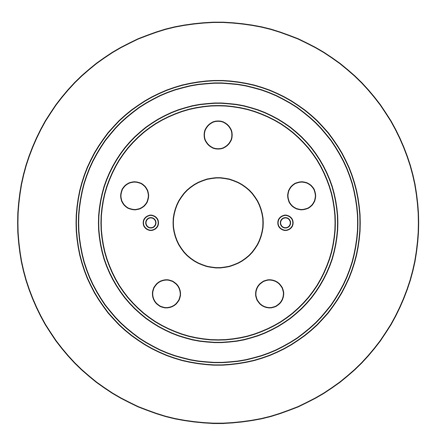 Toyota Hilux brake disc rotor 43512-0K170